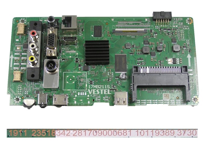 Základní deska LCD modulu 17MB211S pro TV Hyundai FLN24T439SMART