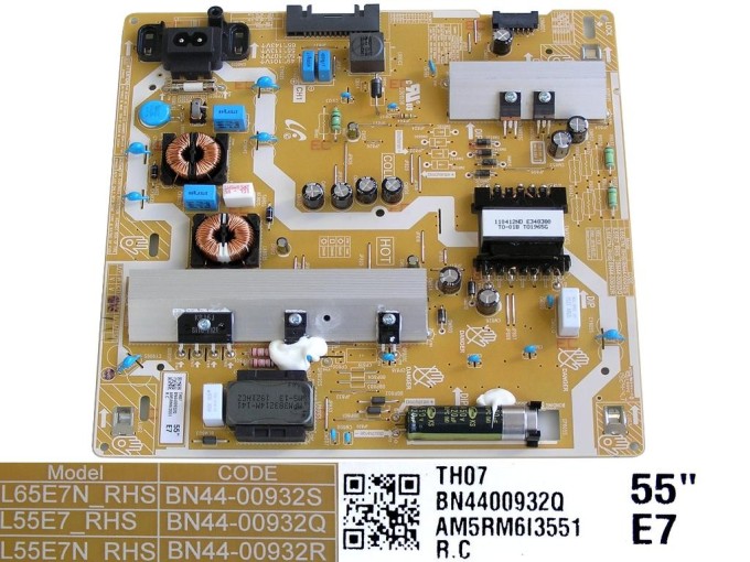 Napájecí zdrojová deska LCD LED BN44-00932Q pro TV 49-55"