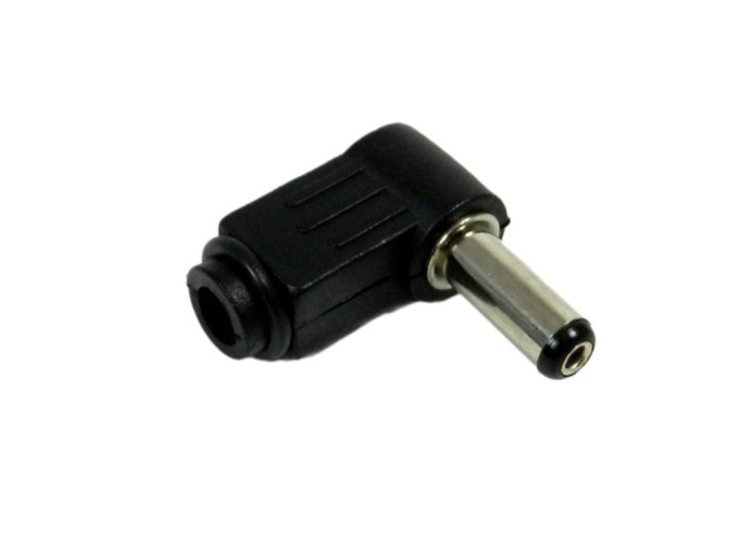 Úhlový napájecí konektor 5,5 x 2,1 x 14 mm pro kabel