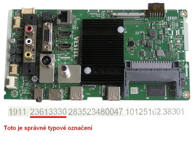 Základní deska LCD modulu 17MB230 pro Vestel 65" TV