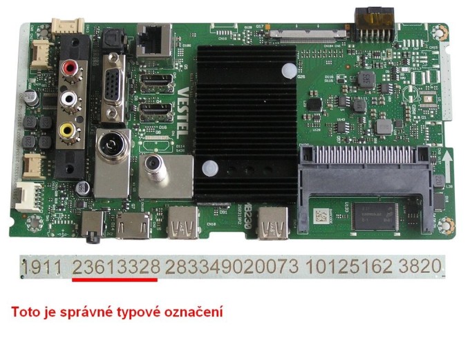 Základní deska LCD modulu 17MB230 pro TV Vestel 65"
