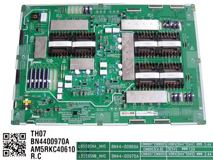 LED driver board BN44-00970A pro LCD TV 85" QLED