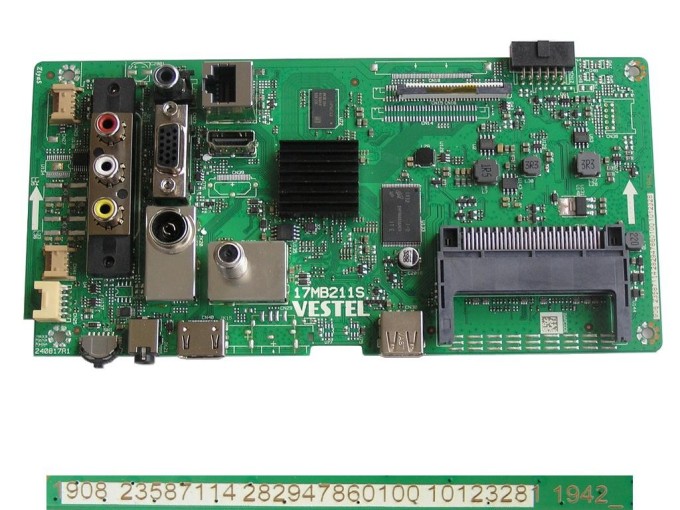 Základní deska LCD modulu 17MB211S / Main board 23587114 pro Finlux 24-FHD-5760