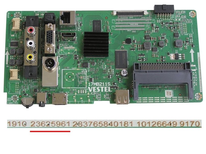 Základní deska LCD modulu 17MB211S pro Orava LT-1210 LED
