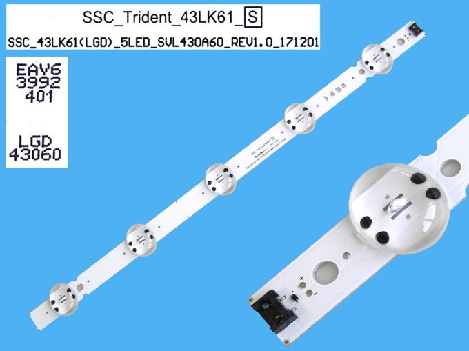 LED podsvícení 445mm s 5 D-LED diodami pro LCD TV
