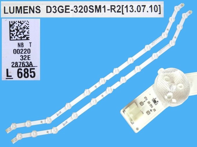 LED podsvit 588mm s 12 LED diodami pro LCD TV Samsung, sada 2 ks