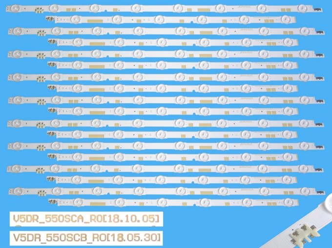 Sada LED podsvícení pro Samsung 55" LCD TV, 18 pásků, 1113 mm