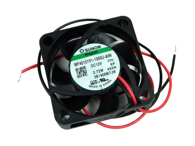 DC axiální ventilátor 40x40x10 mm 12V 51mA Sunon MagLev