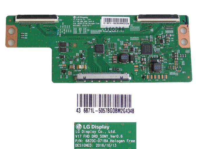 T-CON LCD modul 6870C-0718A / deska 6871L-5057B pro Sony 43" TV