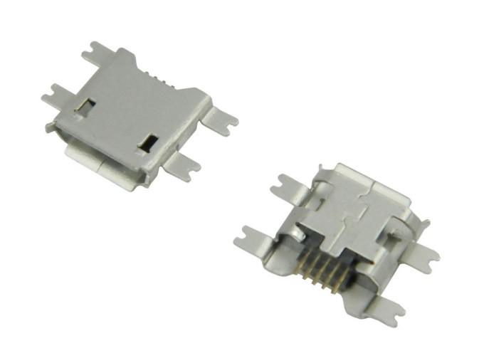 Micro USB 2.0 konektor SMD 5pin typ 7