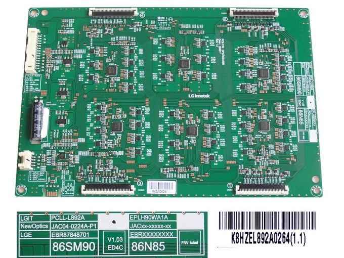 LED driver modul a inverter board pro LCD TV 86"