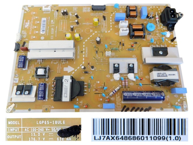Napájecí zdrojový modul EAY64868601 pro LCD TV 65"