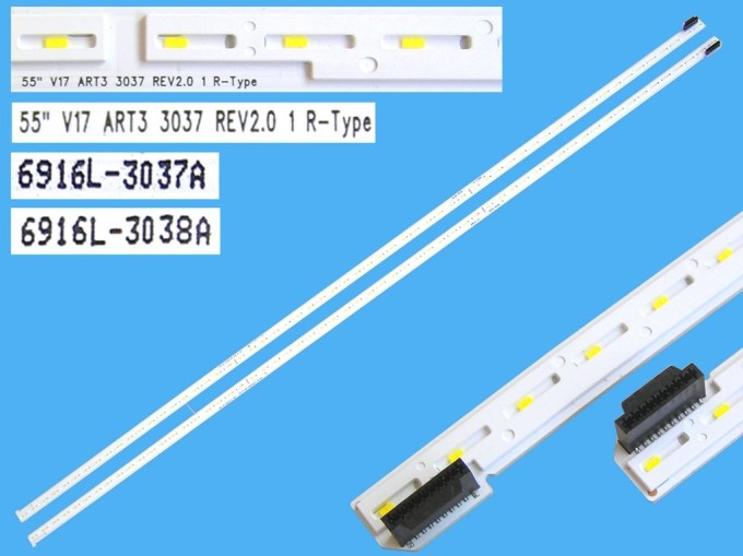 EDGE LED podsvit 604mm 2x60 LED sada pro 55" LCD TV LG