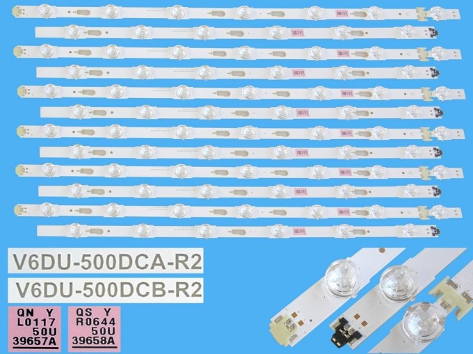 Kompletní LED podsvit sada pro Samsung 50" LCD TV, 12 pásků BN96-39657A a BN96-39658A