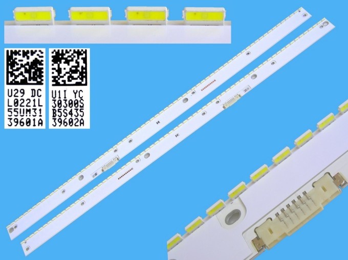 LED podsvícení EDGE sada Samsung 55" 132 LED 600mm BN96-39601A + BN96-39602A
