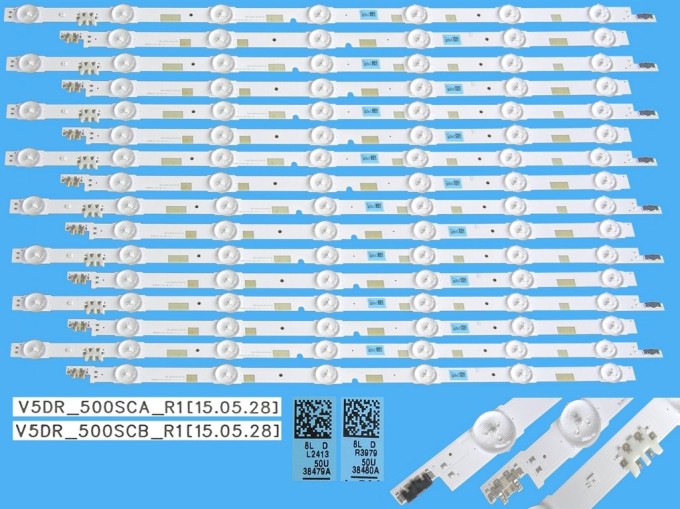 LED podsvit sada Samsung 50" 16 pásků 13LED BN96-38479A + BN96-38480A 1025mm