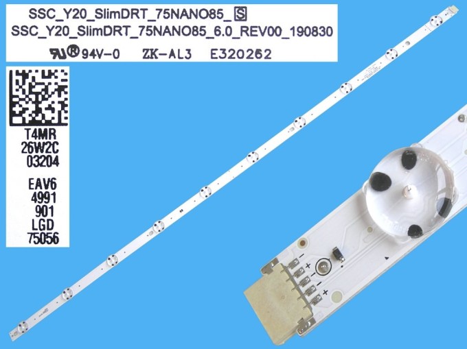 LED podsvit 783mm, 10 LED diod pro LCD panel 75" LG nano