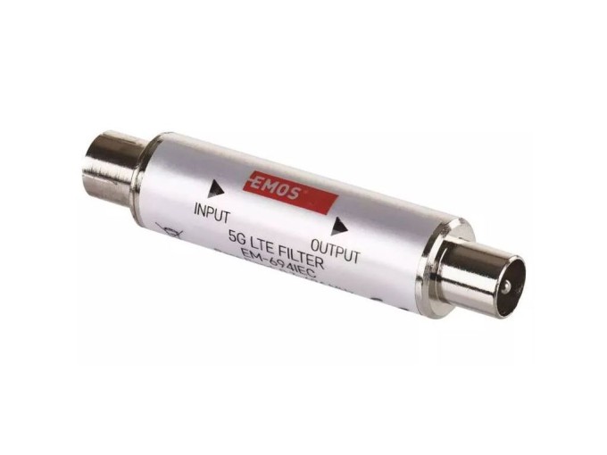 5G LTE filtr EM694IEC s IEC konektory 0,3–694 MHz