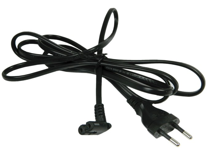 Napájecí síťový kabel 1,5 m pro TV 230V černý
