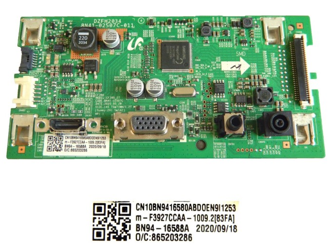 Základní deska LCD modulu monitoru Samsung BN94-16588A