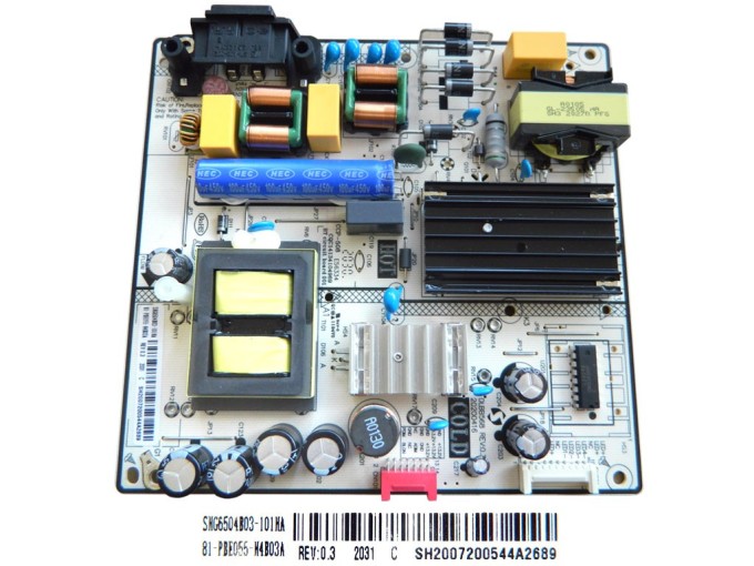 Napájecí zdrojová deska SHG6504N03-101HA / Power supply assembly COV36589201 pro LCD TV