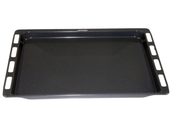 Smaltovaný mělký plech na pečení 46,5 x 37,5 x 2,9 cm pro Bosch a Siemens