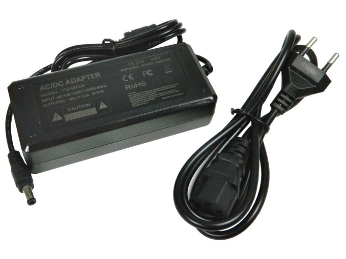 Impulzní napájecí zdroj 48V 0,4A s konektorem 5,5 x 2,5 mm