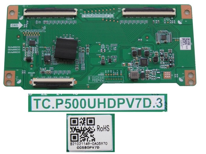 T-CON LCD modul TC.P500UHDPV7D.3 pro TV Samsung 50-58" Vestel