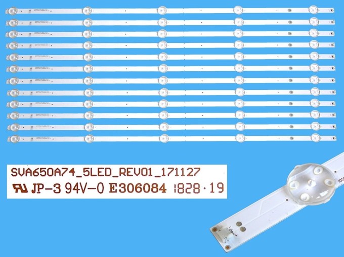 Sada LED podsvícení Sony 65" SVA650A74_REV01 s 12 pásky