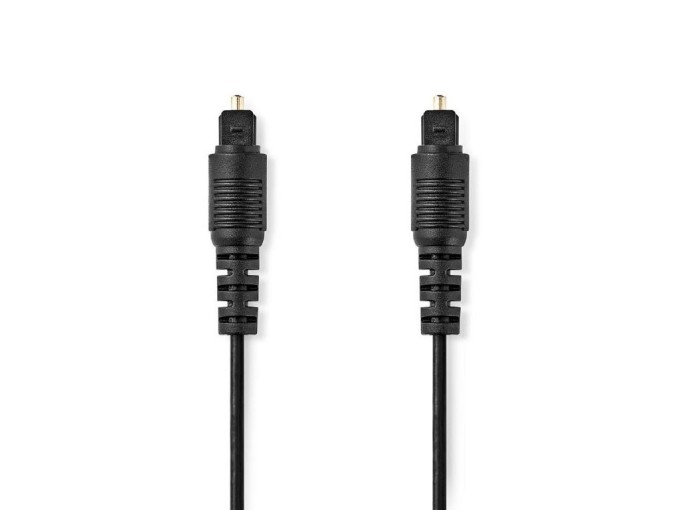 Optický audio kabel Toslink 3 m černý Nedis