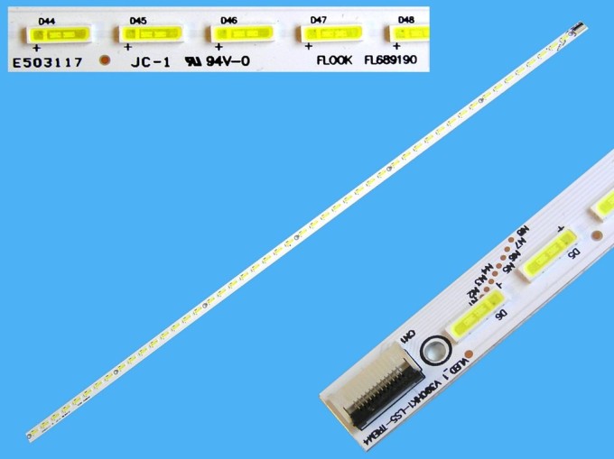 LED podsvícení EDGE 495mm s 43 LED V390HK1-LS5 pro LCD TV 39"