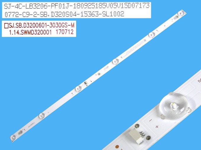 LED podsvícení 560mm s 6 LED diodami pro LCD TV