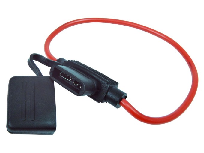 Pojistkové pouzdro SATC2 pro ploché pojistky s vodičem 1,5 mm