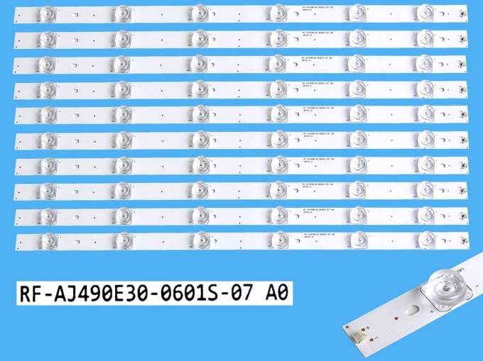 Sada LED podsvícení 493mm pro LCD Sharp 10 pásků RF-AJ490E30-0601S-07 A0