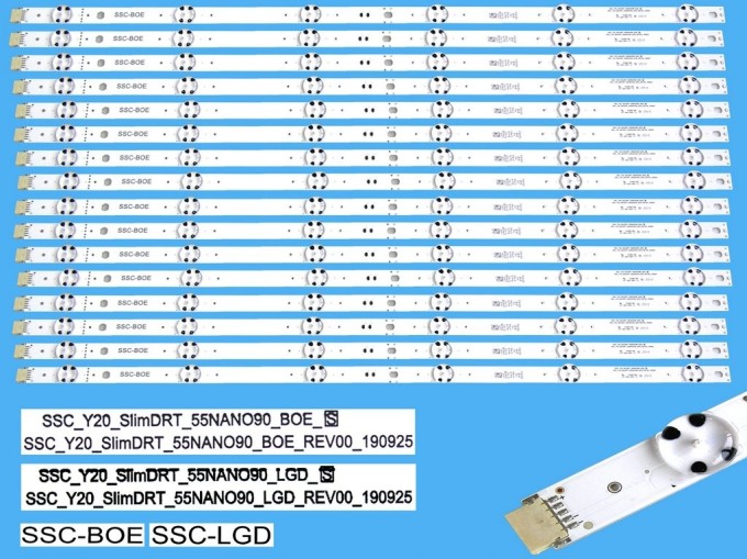 Sada LED podsvitu pro LG 55NANO90 s 16 pásky 564mm