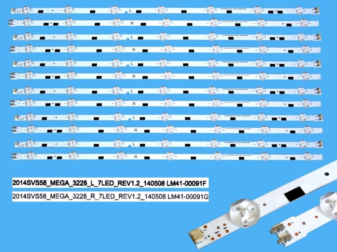 Sada LED podsvitu 1175mm pro Samsung 58" FHD TV s 12 pásky