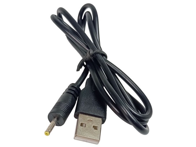 USB 2.0 napájecí kabel s konektorem 2.5 x 0.7 mm typu A