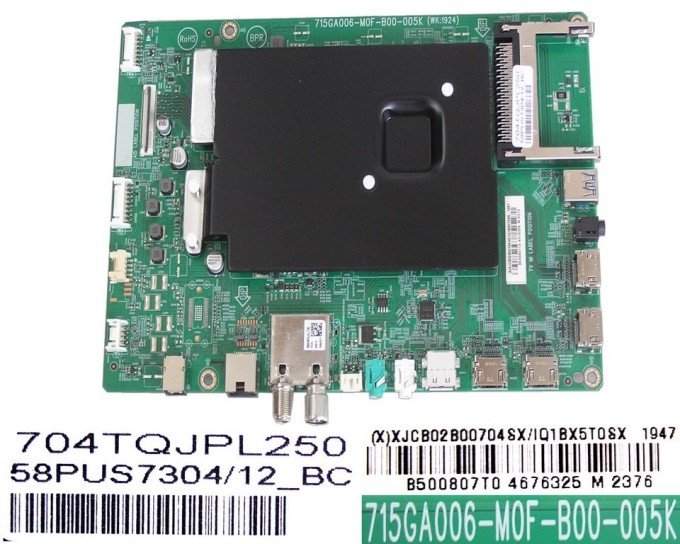 Základní deska LCD LED modulu pro Philips TV XJCB02B00704SX / XJCB02B00703SX