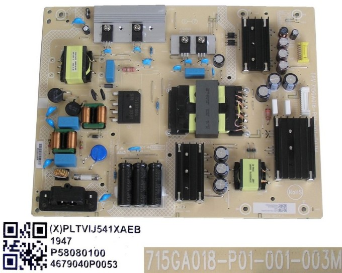 Napájecí zdrojová deska pro LCD TV Philips PLTVIJ541XAEB 715GA018-P01-001-003M