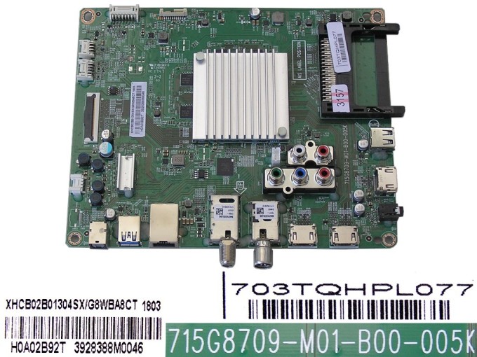 Základní deska LCD LED modulu Philips XHCB02B01304SX/G8WBA8CT