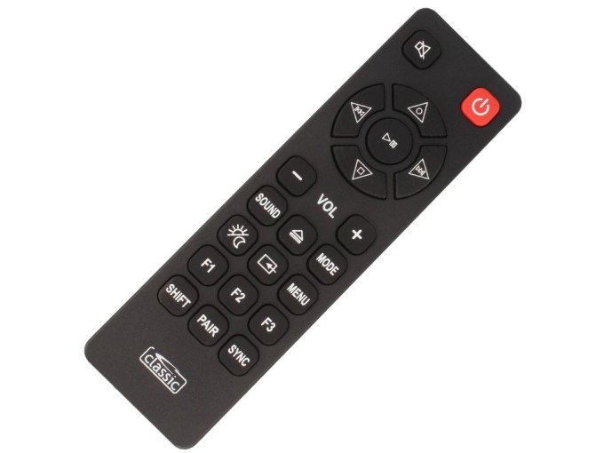 Programovatelný dálkový ovladač Classic IRC84055 pro Soundbary a audio zařízení