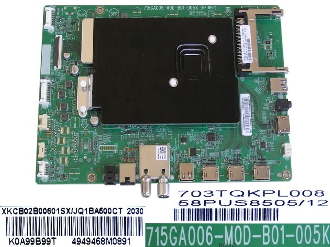 Základní deska LCD LED modulu pro Philips TV modely 58PUS8505/12 a 70PUS8505/12