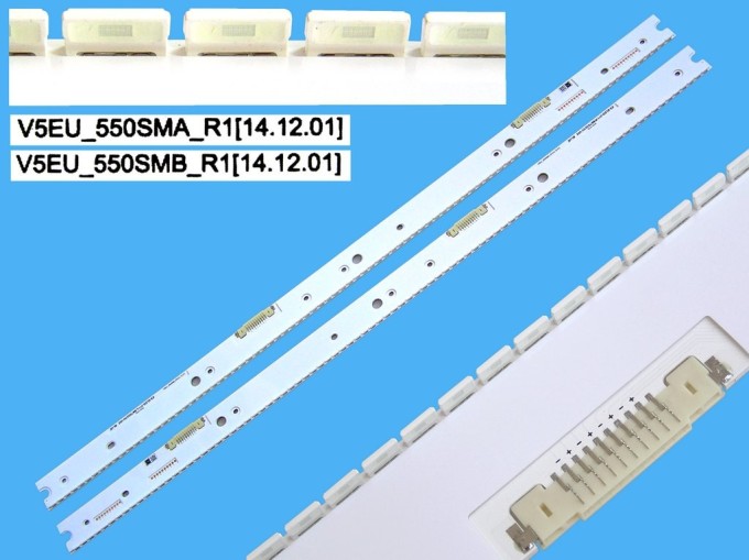 Sada LED podsvitu EDGE pro Samsung LCD TV 55" – 2 kusy 684mm, 176 LED