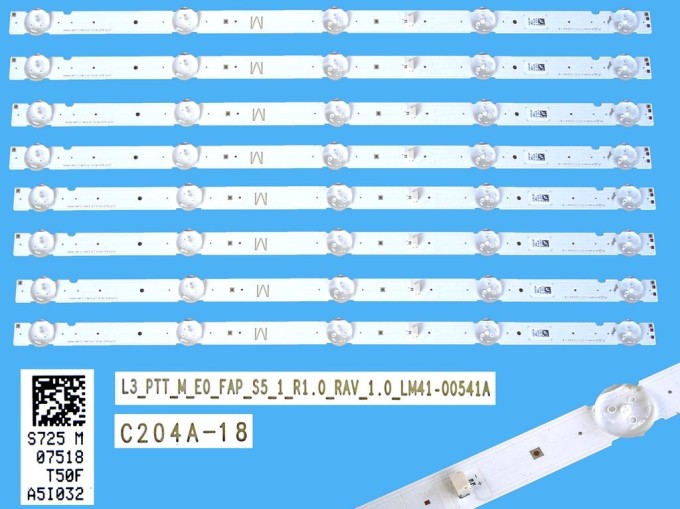 Sada LED podsvícení 438mm pro 50" Sony LCD TV, 8 pásků