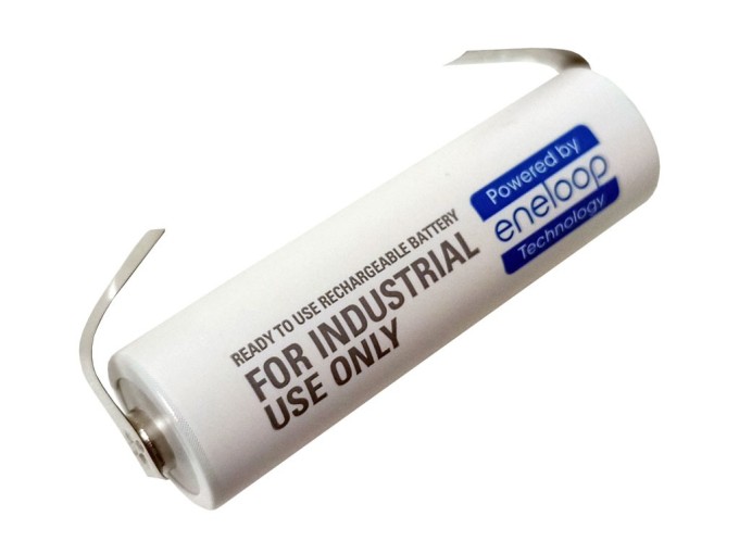 NiMH akumulátor AA 1.2V 1900mAh Panasonic Eneloop s pájecími vývody typu U