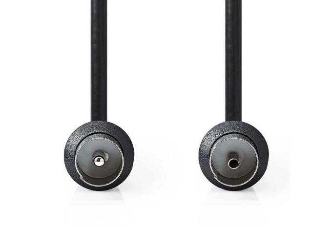 Anténní koaxiální kabel účastnický 3 m černý
