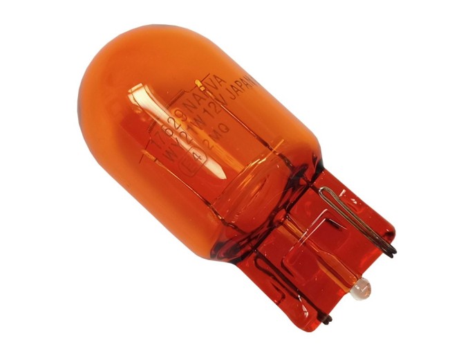 Oranžová autožárovka 12V 21W W3x16d (WY21W)