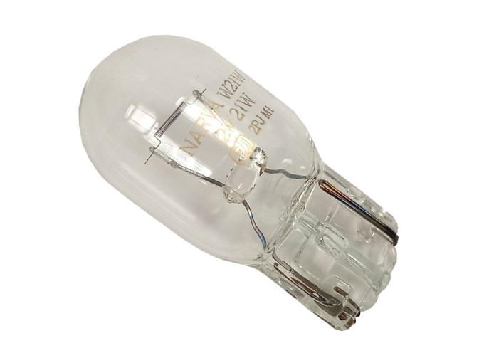 Signální autožárovka 12V 21W typ W3x16d (W21W) bílá