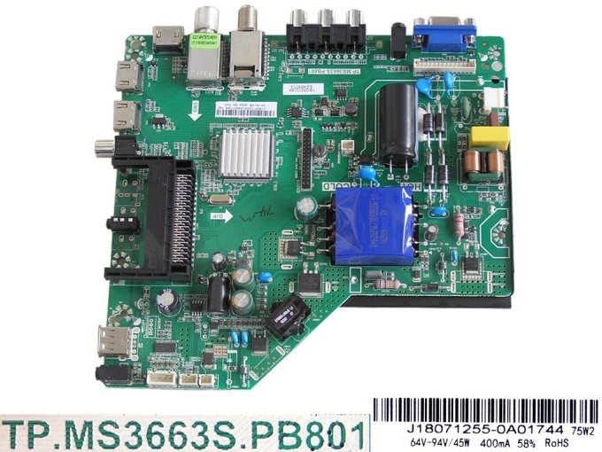 Základní deska LCD modulu pro Sencor SLE40F60TCS