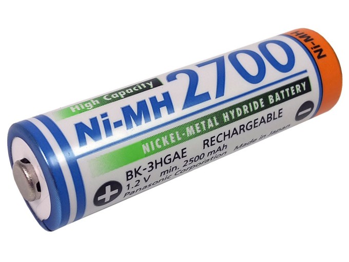 NiMH akumulátor AA 1.2V 2700mAh Panasonic BK-3HGAE